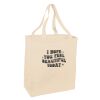 Ideal Twill Over the Shoulder Grocery Tote Thumbnail