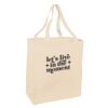 Ideal Twill Over the Shoulder Grocery Tote Thumbnail